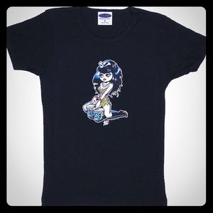 *SOLD* Vince Ray Bongo Girl Woman's Baby Doll Tee